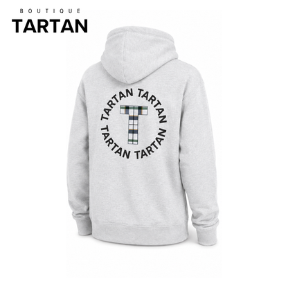 Tartan Essential Hoodie | Oatmeal