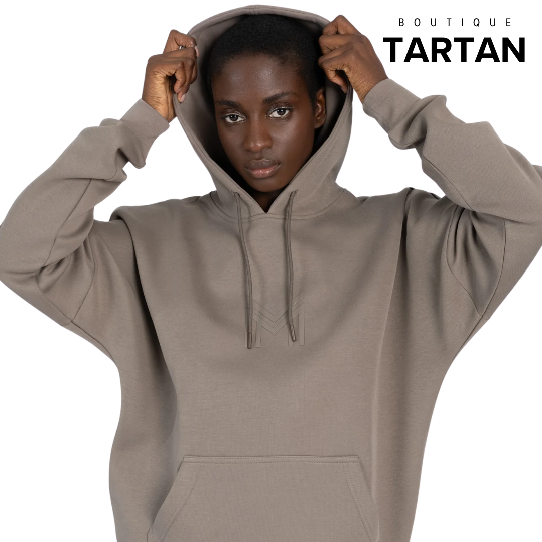 Icon Oversized Hoodie Taupe