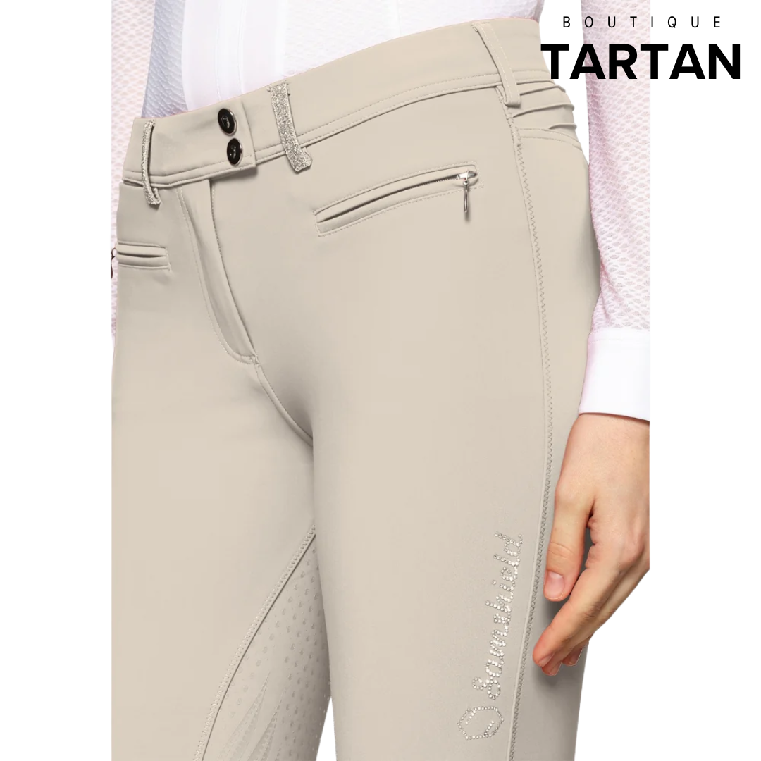 Ladies Adele Breeches | Medium Rise | Beige