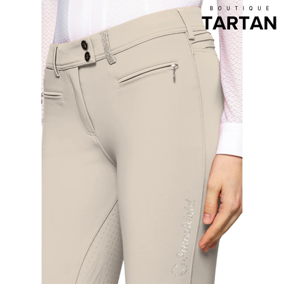 Ladies Adele Breeches | Medium Rise | Beige
