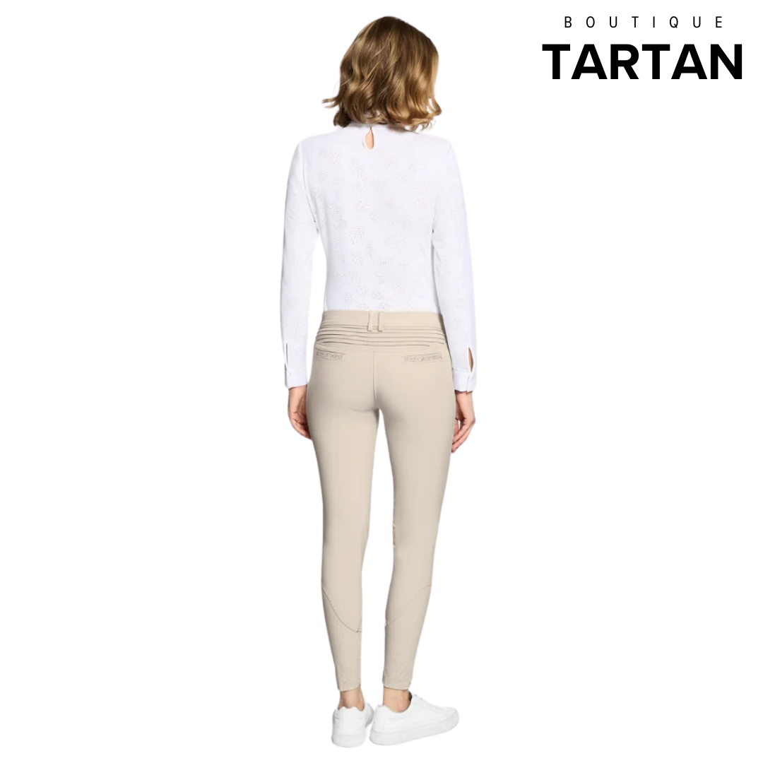 Ladies Adele Breeches | Medium Rise | Beige