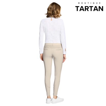 Ladies Adele Breeches | Medium Rise | Beige