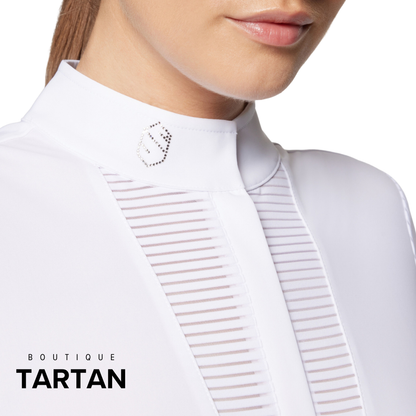 Ladies Apolline Show Shirt | White