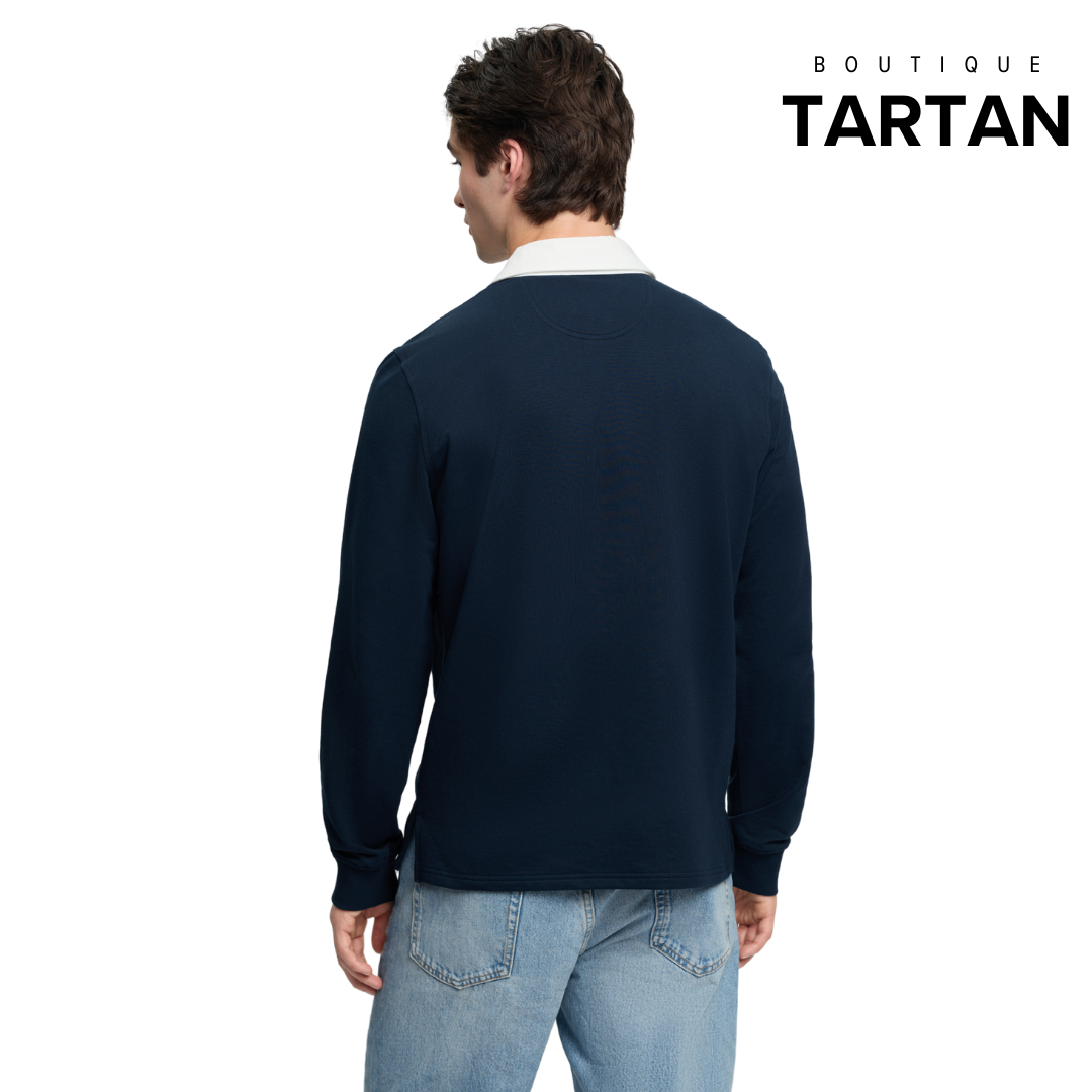 Men Rugby Shirt Navy