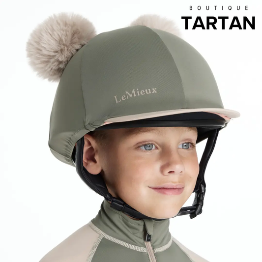 Mini Double Pom Hat Silk Rosemary