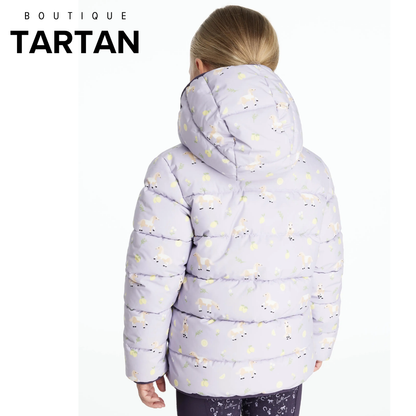 Mini Printed Lilo Puffer Jacket Lilac