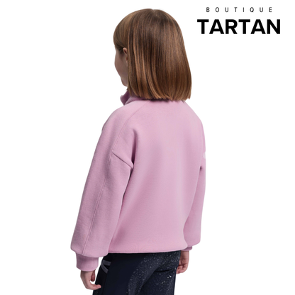 Mini Quinn Quarter-Zip Sweatshirt Fudge