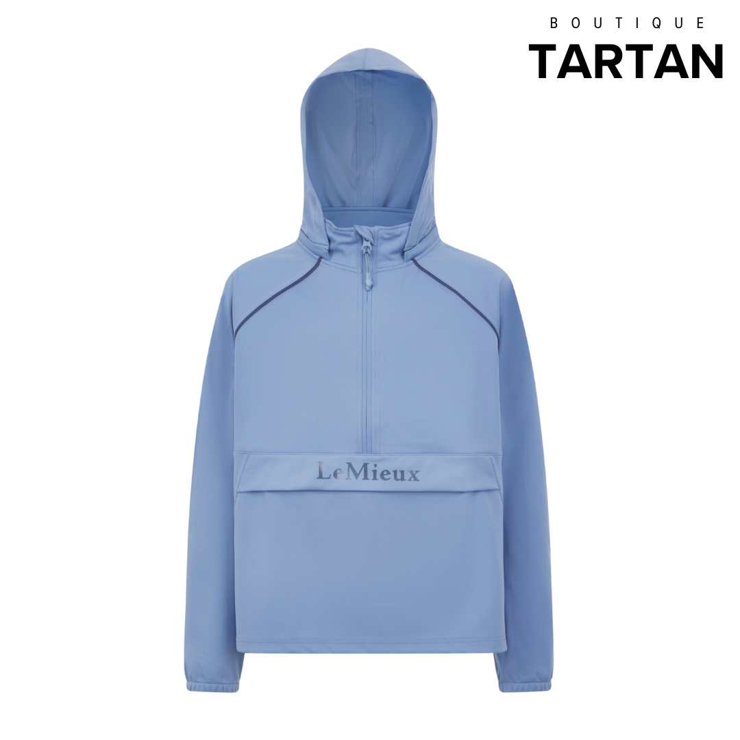 Young Rider Paige Quarter Zip Waterproof Jacket Powder Blue