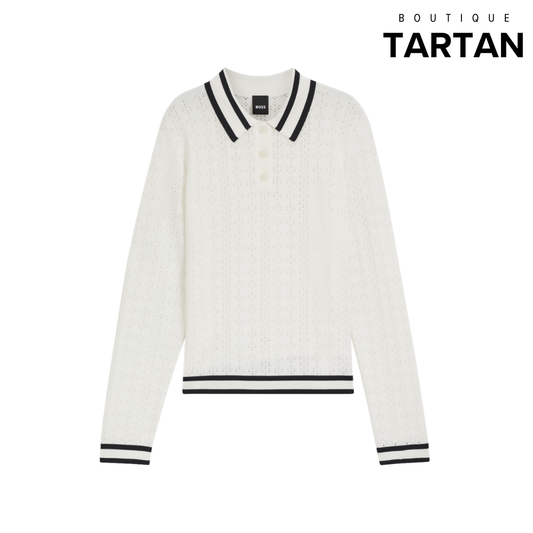 Pam Knitwear Polo Ajor Soft Cream