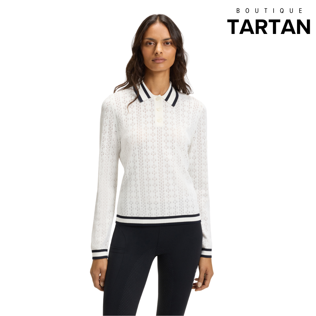 Pam Knitwear Polo Ajor Soft Cream