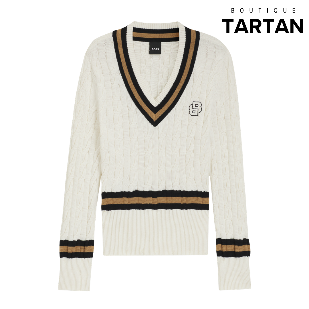 Paula Knitwear Jumper Cable Soft Cream