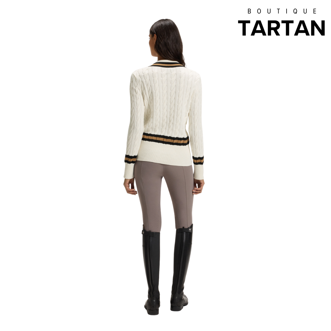 Paula Knitwear Jumper Cable Soft Cream