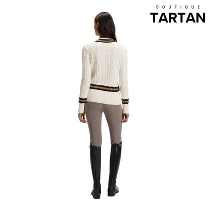 Paula Knitwear Jumper Cable Soft Cream