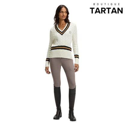 Paula Knitwear Jumper Cable Soft Cream