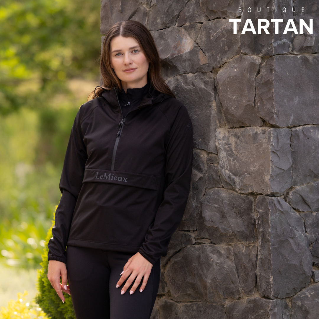 Perri Half Zip Waterproof Jacket Black