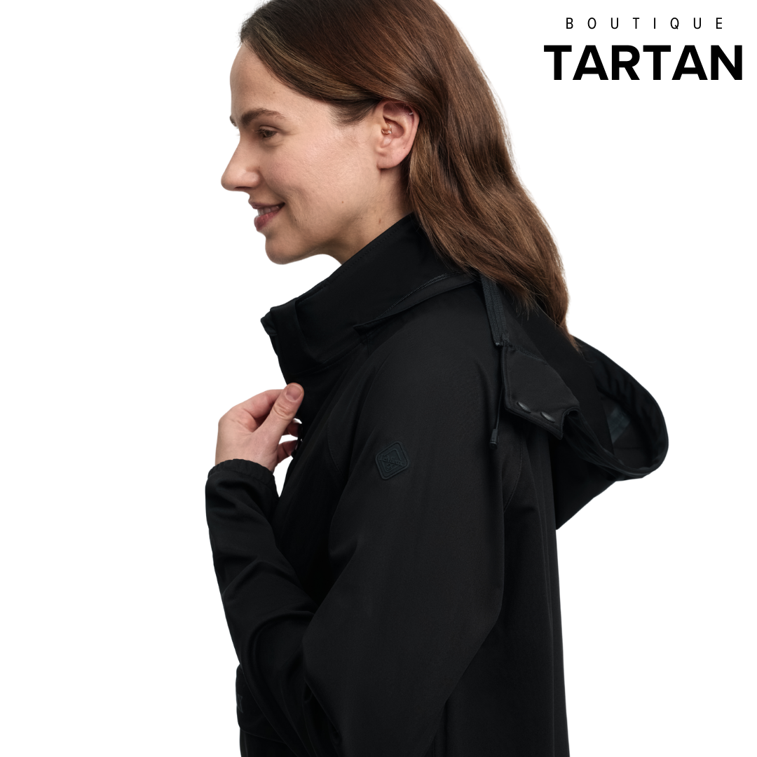 Perri Half Zip Waterproof Jacket Black