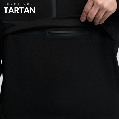 Perri Half Zip Waterproof Jacket Black