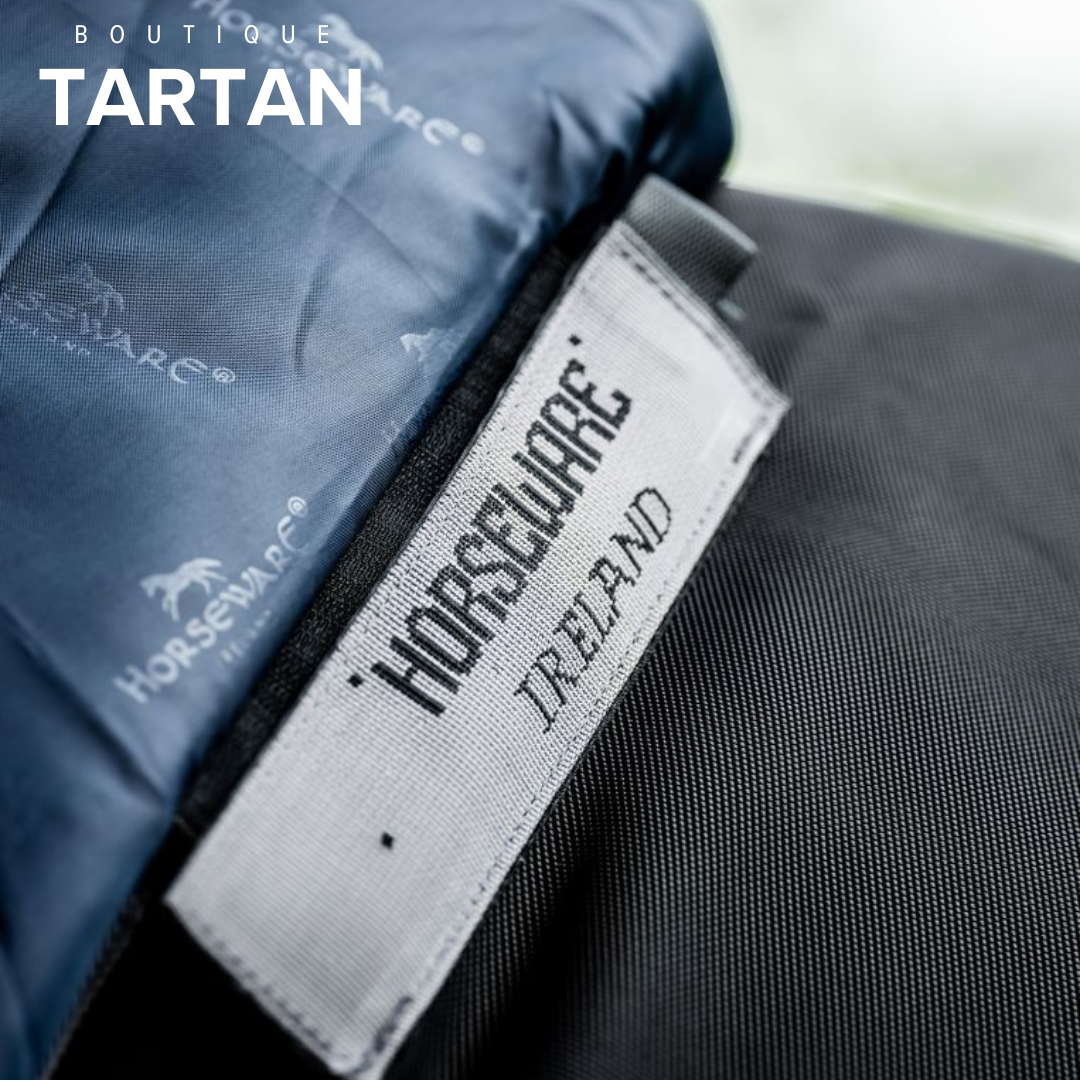 Rambo® Supreme 1680D Turnout (50g Light) (Black/Thunderstorm Grey & Silver)