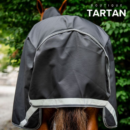 Rambo® Supreme 1680D Turnout (50g Light) (Black/Thunderstorm Grey & Silver)