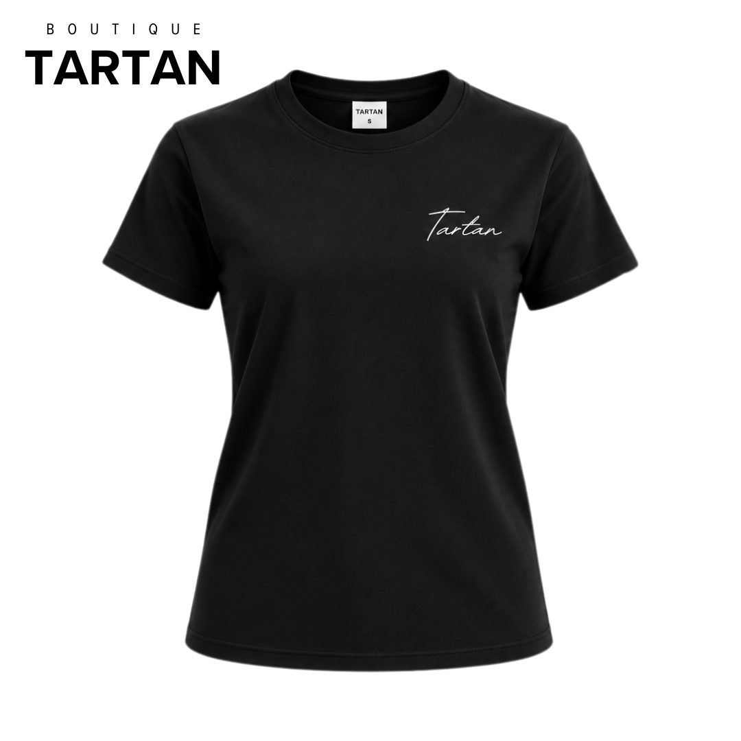 Tartan Signature T-Shirt | Black