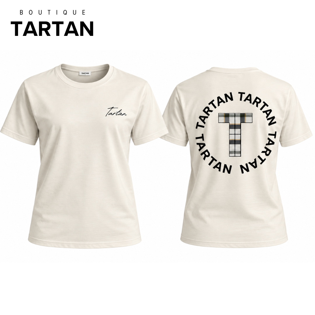 Tartan Signature T-Shirt | Cream