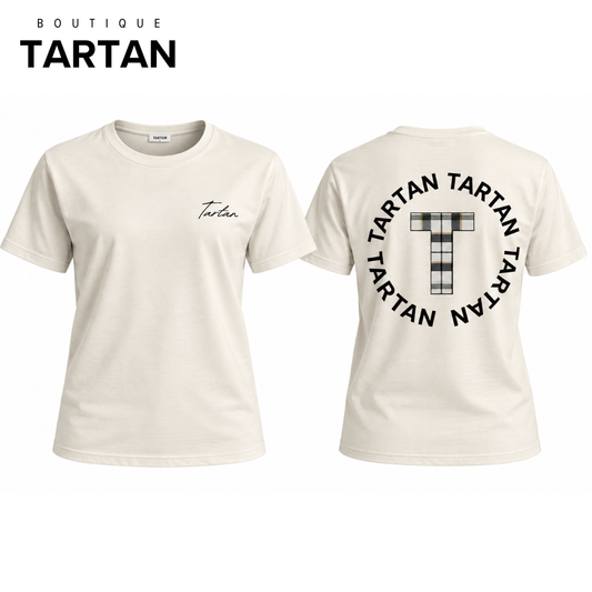 Tartan Signature T-Shirt | Cream