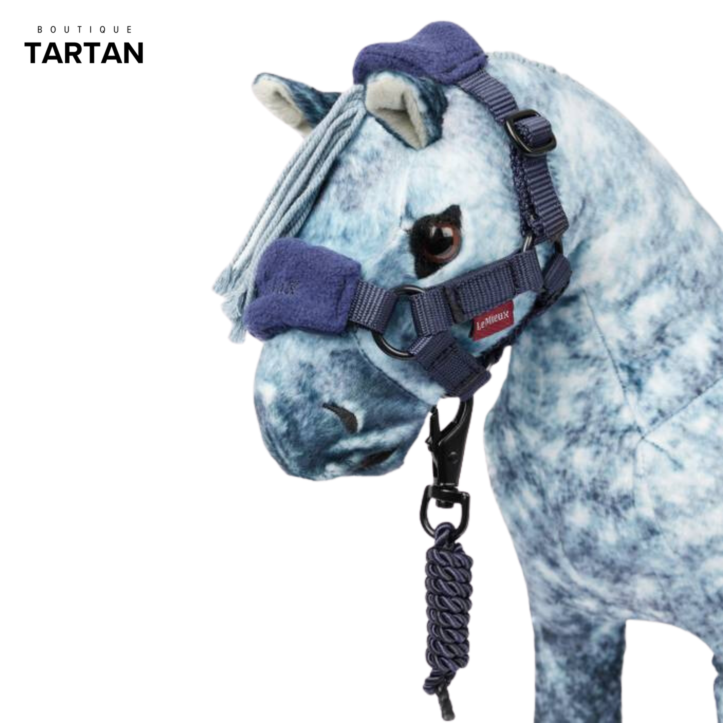 Toy Pony Vogue Headcollar & Leadrope Ink Blue