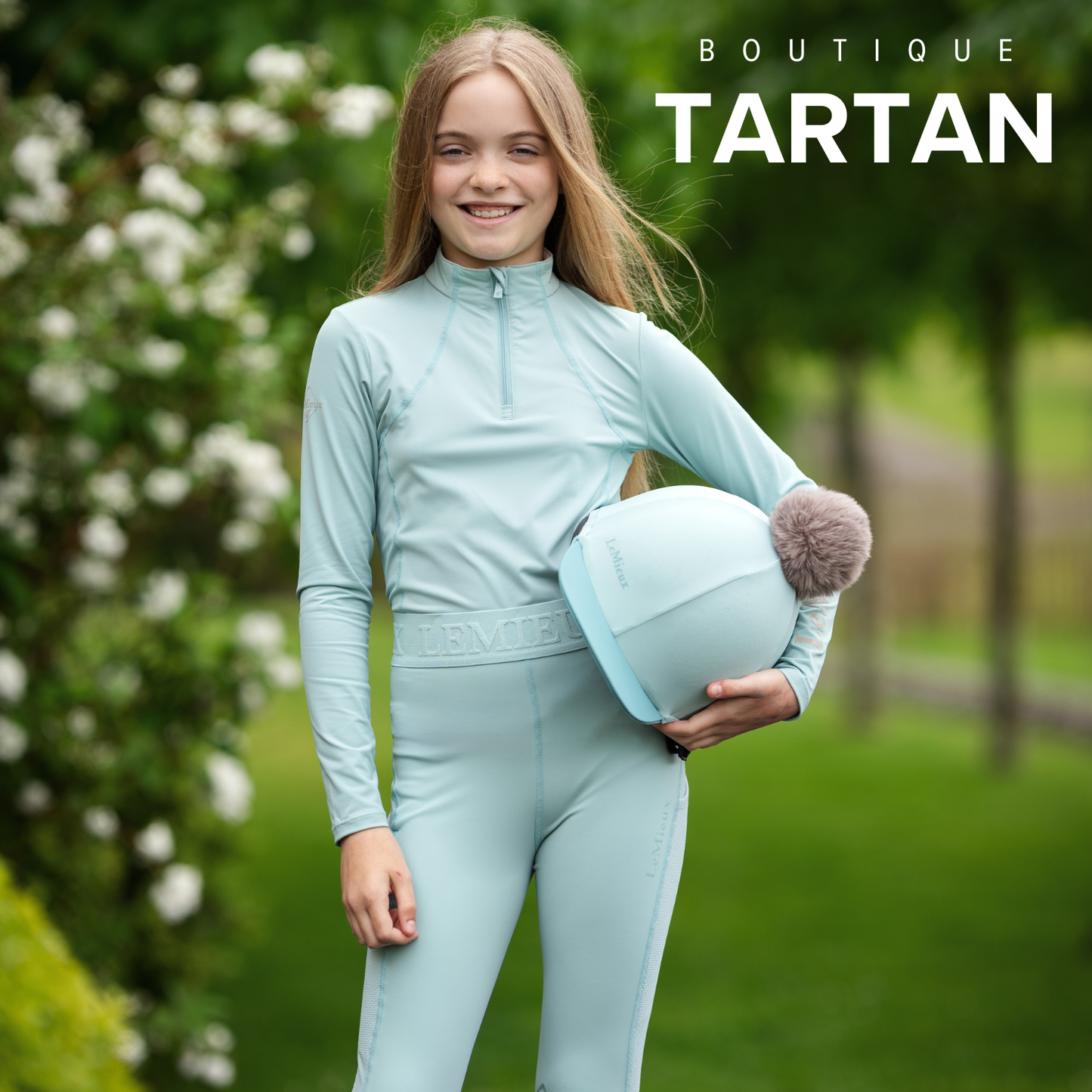 Young Rider Base Layer Aqua