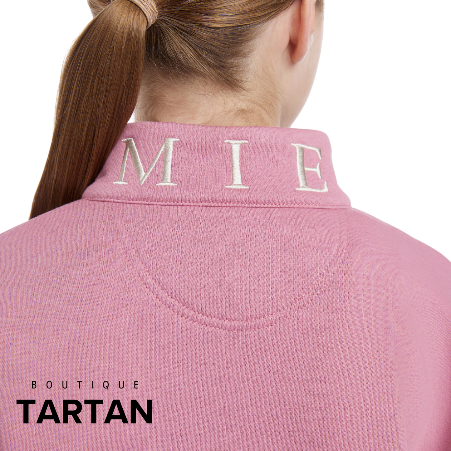 Young Rider Kate Quarter Zip Sweat Blossom