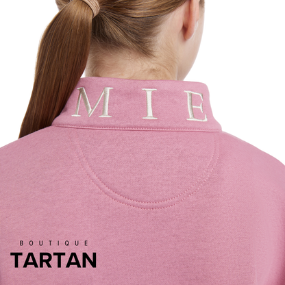 Young Rider Kate Quarter Zip Sweat Blossom