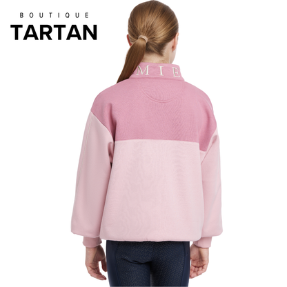 Young Rider Kate Quarter Zip Sweat Blossom