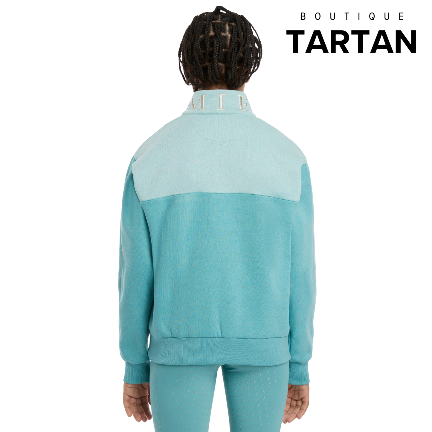 Young Rider Kate Quarter Zip Sweat Lagoon
