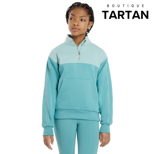 Young Rider Kate Quarter Zip Sweat Lagoon