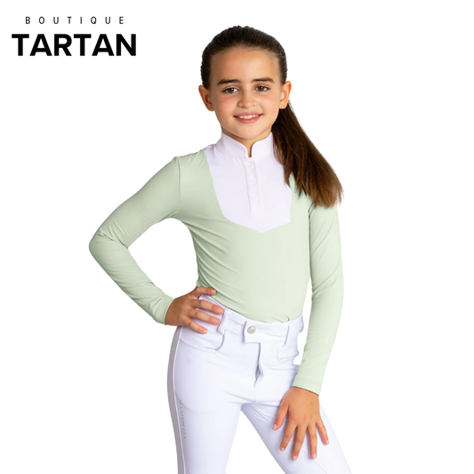 YR Sienna Long Sleeve Show Shirt (Sage Green)