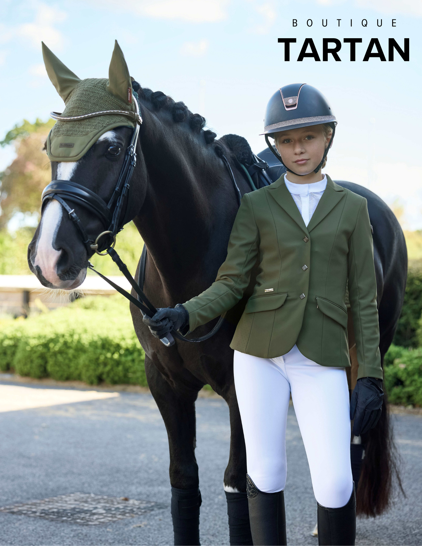 Young Rider Kennedy Show Jacket Pine green